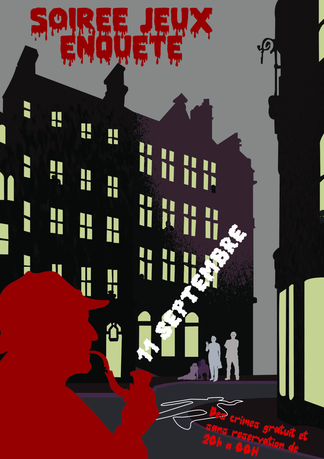 Affiche declic ludik thème enquete 2